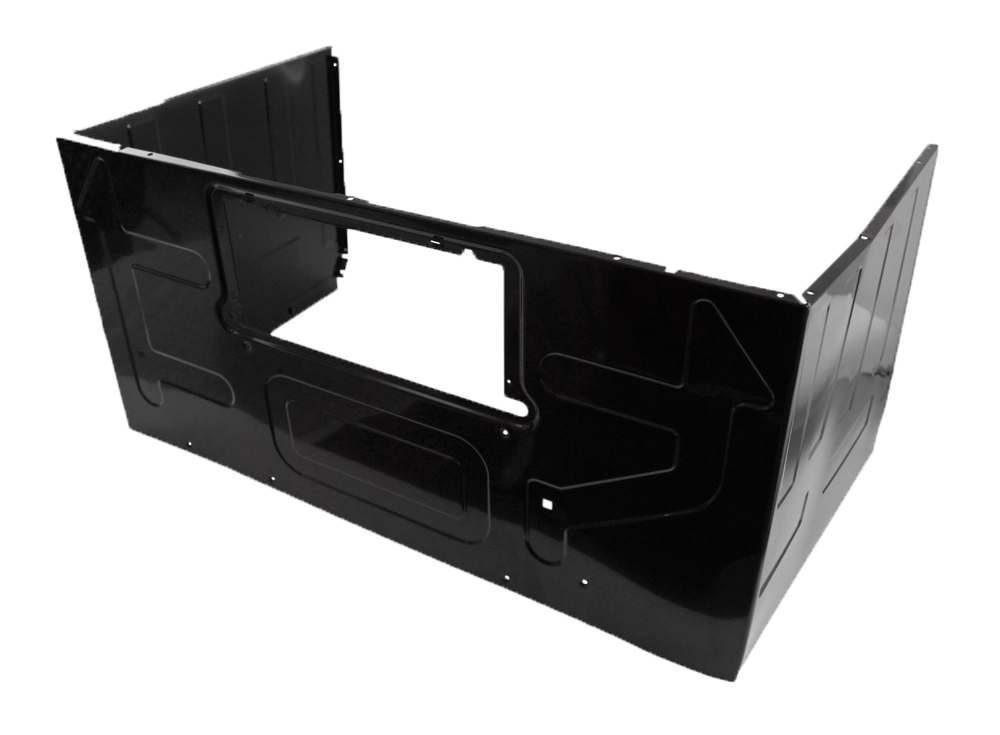 W10883284 - Genuine OEM Whirlpool Microwave Cabinet Wrapper, Black