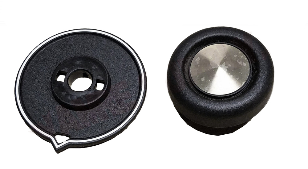 WPW10133501 - Genuine OEM Whirlpool Washer Timer Knob Cap, Black