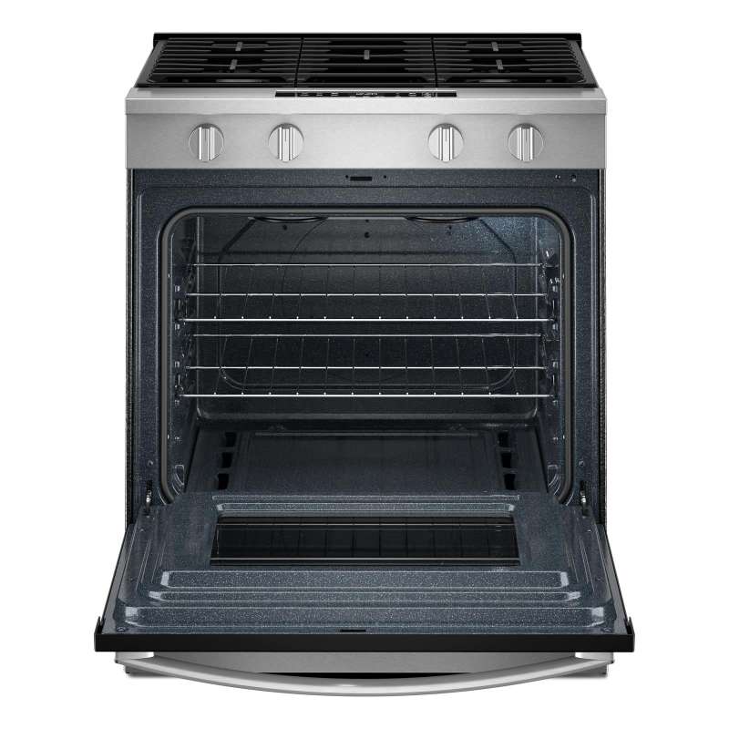 30" Whirlpool Gas Smart Range with No Preheat Mode and Steam Clean - WSGS3330TS