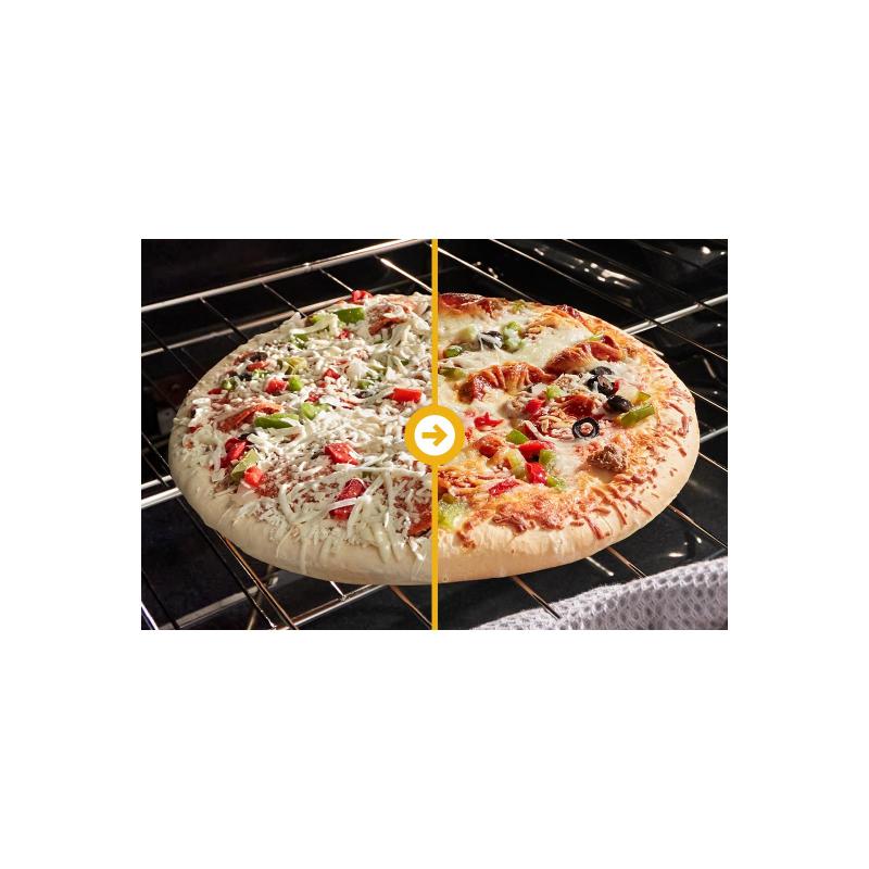 30" Whirlpool Gas Smart Range with Air Cooking Technology and Steam Clean - WSGS4530TZ