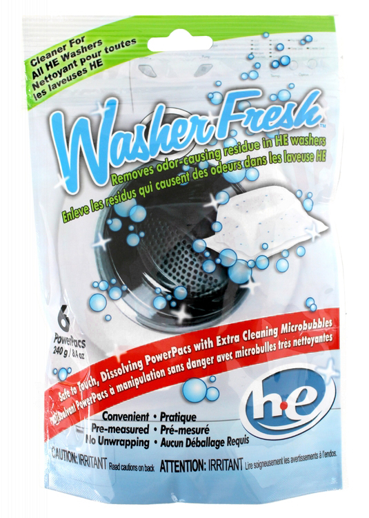 80406 - Genuine OEM WasherFresh HE Washer Cleaner, 6 Tablets