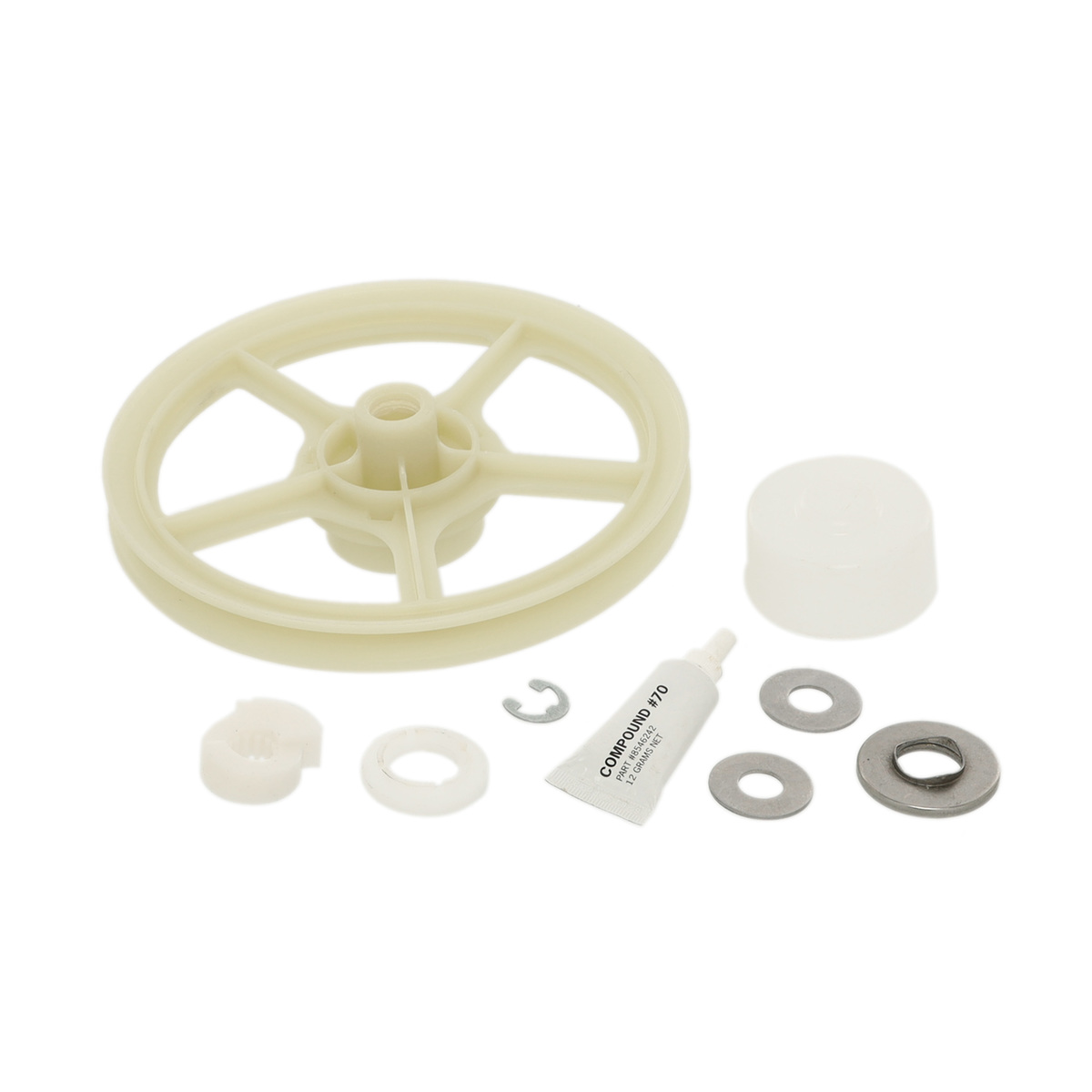 12002213 - Genuine OEM Whirlpool Washer Pulley & Bearing Kit