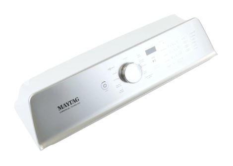 W11135391 - Genuine OEM Whirlpool Washer Control Console, White