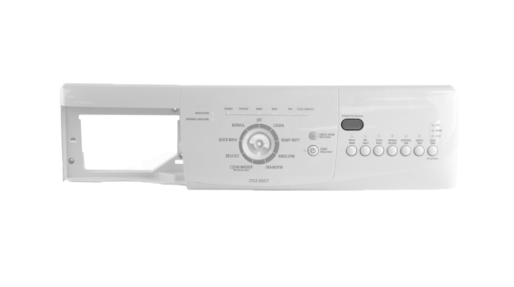 WPW10192972 - Genuine OEM Whirlpool Washer Console Panel, White