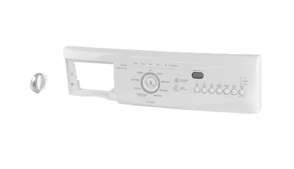 WPW10192972 - Genuine OEM Whirlpool Washer Console Panel, White