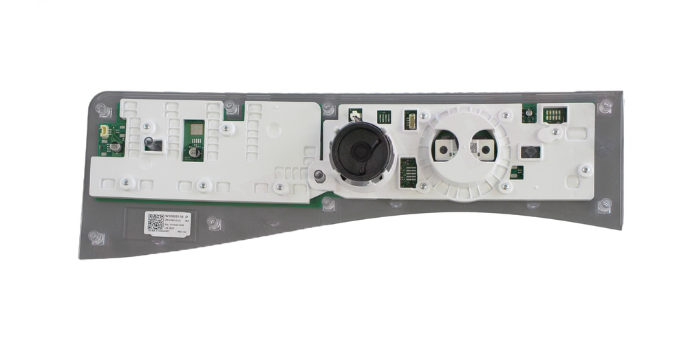 W10911022 - Genuine OEM Whirlpool Washer Control Panel Assembly, White