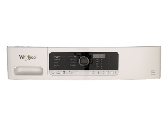 W11586057 - Genuine OEM Whirlpool Washer Control Panel Assembly
