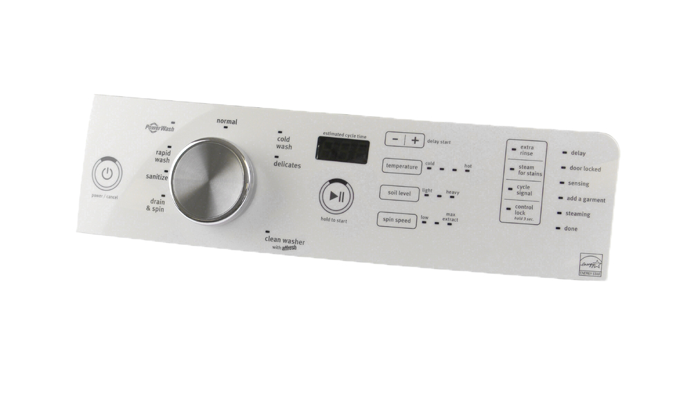 W10911040 - Genuine OEM Whirlpool Washer User Interface
