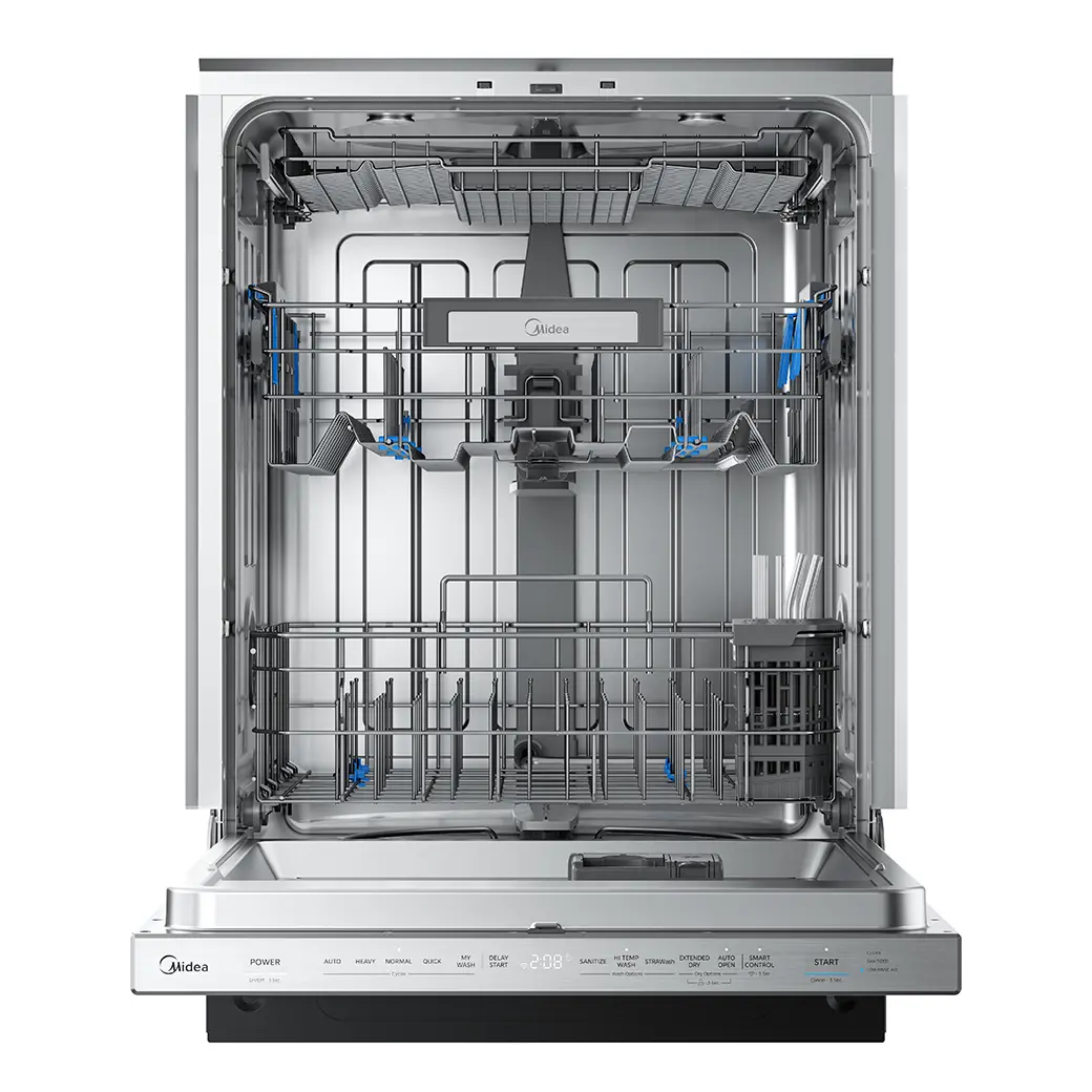 24" Midea Top Control Dishwasher with STRAWash - MDT24P6CST