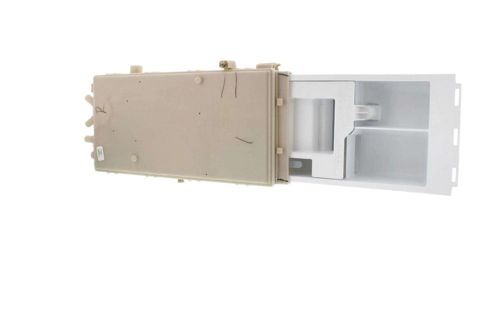 WPW10399327 – Genuine OEM Whirlpool Washer Detergent Dispenser Assembly