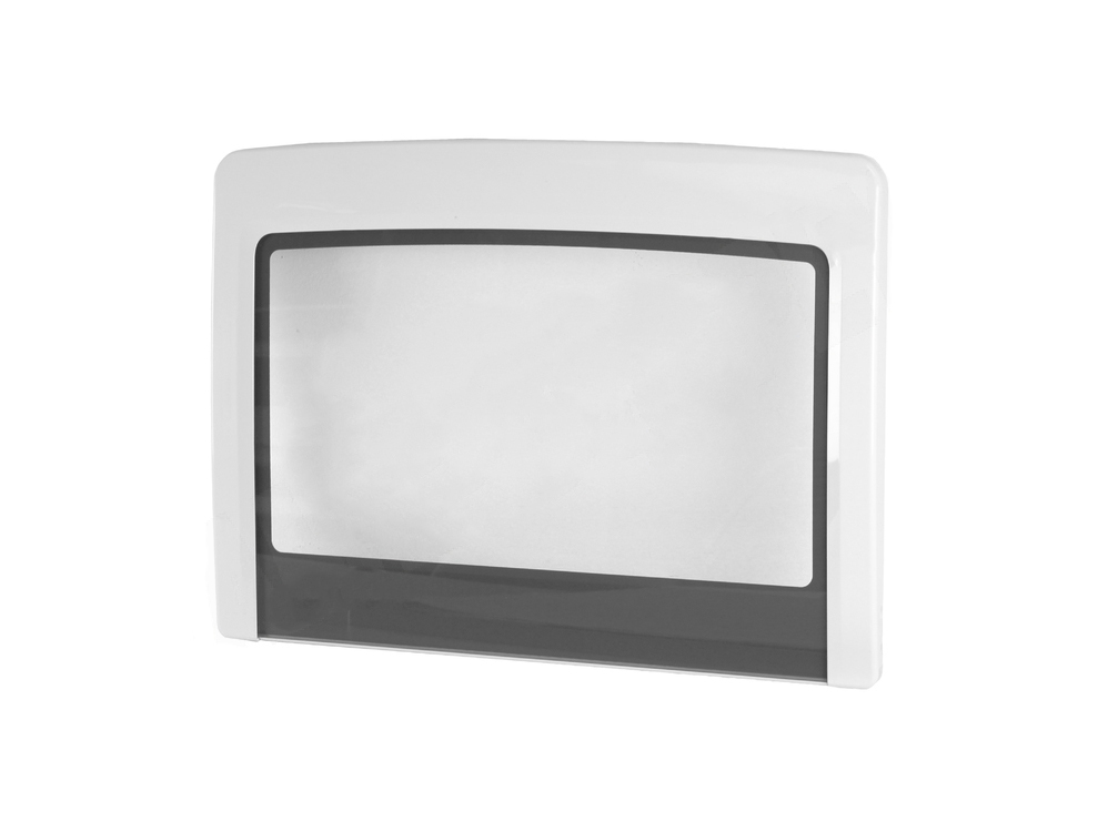W11117421 - Genuine OEM Whirlpool Washer Glass Lid, White