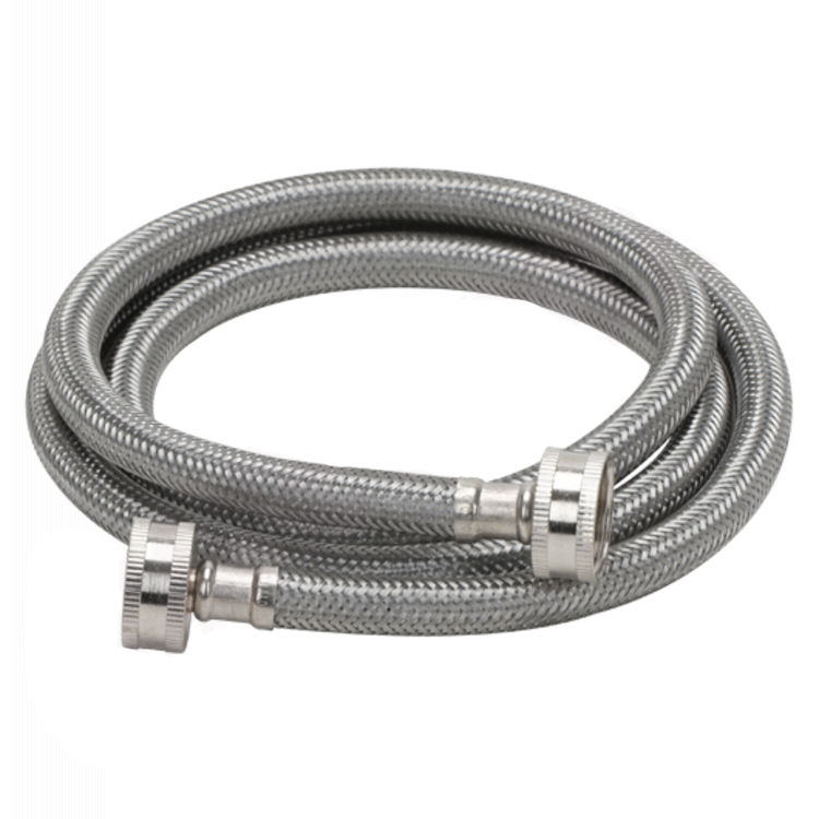 9WM60C - Genuine OEM Fluidmaster Washer Fill Hose, Braided Stainless Steel, 60"
