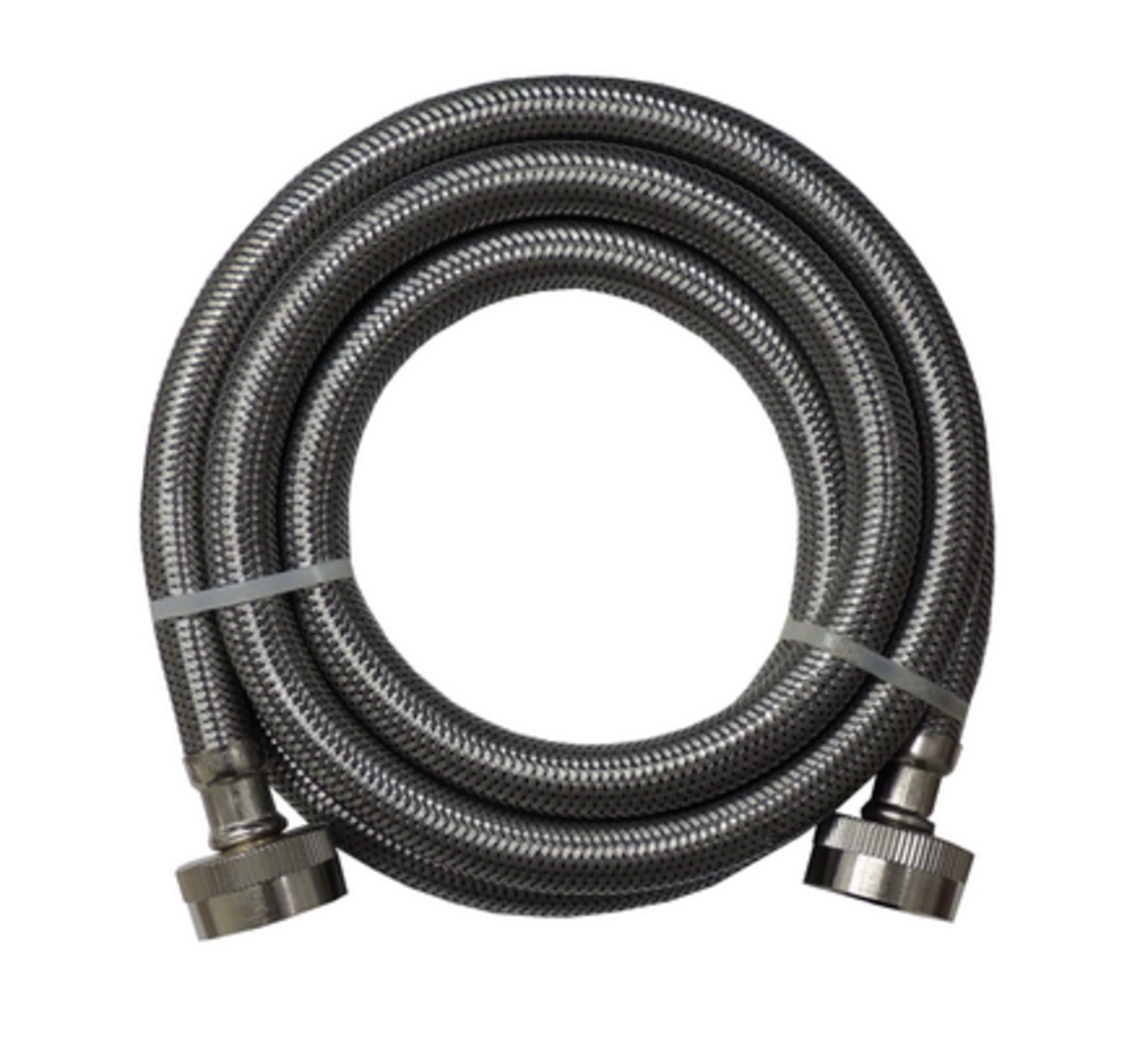 3806FFSS2 - Universal Supco Washer Fill Hose Set, 72", Stainless Steel, 2/Pack