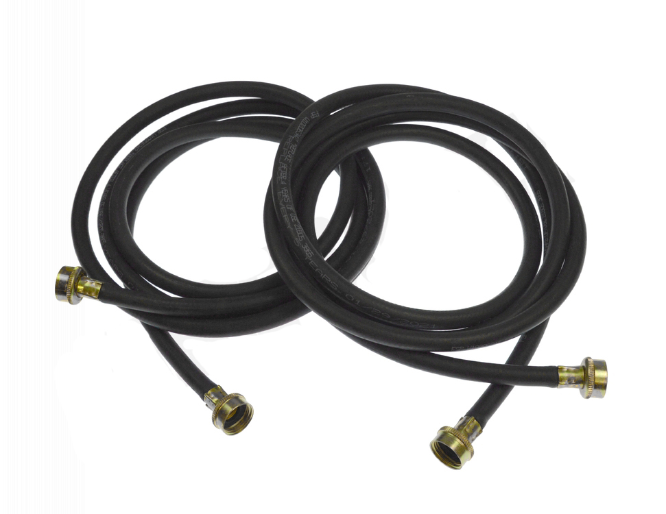 8212656RP - Genuine OEM Whirlpool Washer Rubber Inlet Hose 2 Pack, 10'