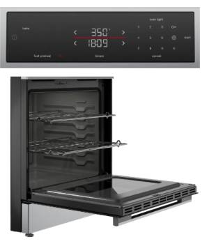 30" Bosch 300 Series Gas Range with 5 Burners - HGF3050MUC