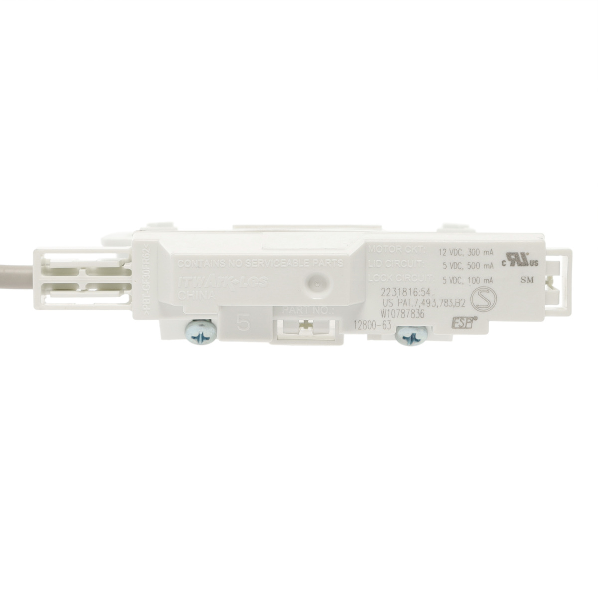 W10810403 - Genuine OEM Whirlpool Washer Lid Switch Assembly