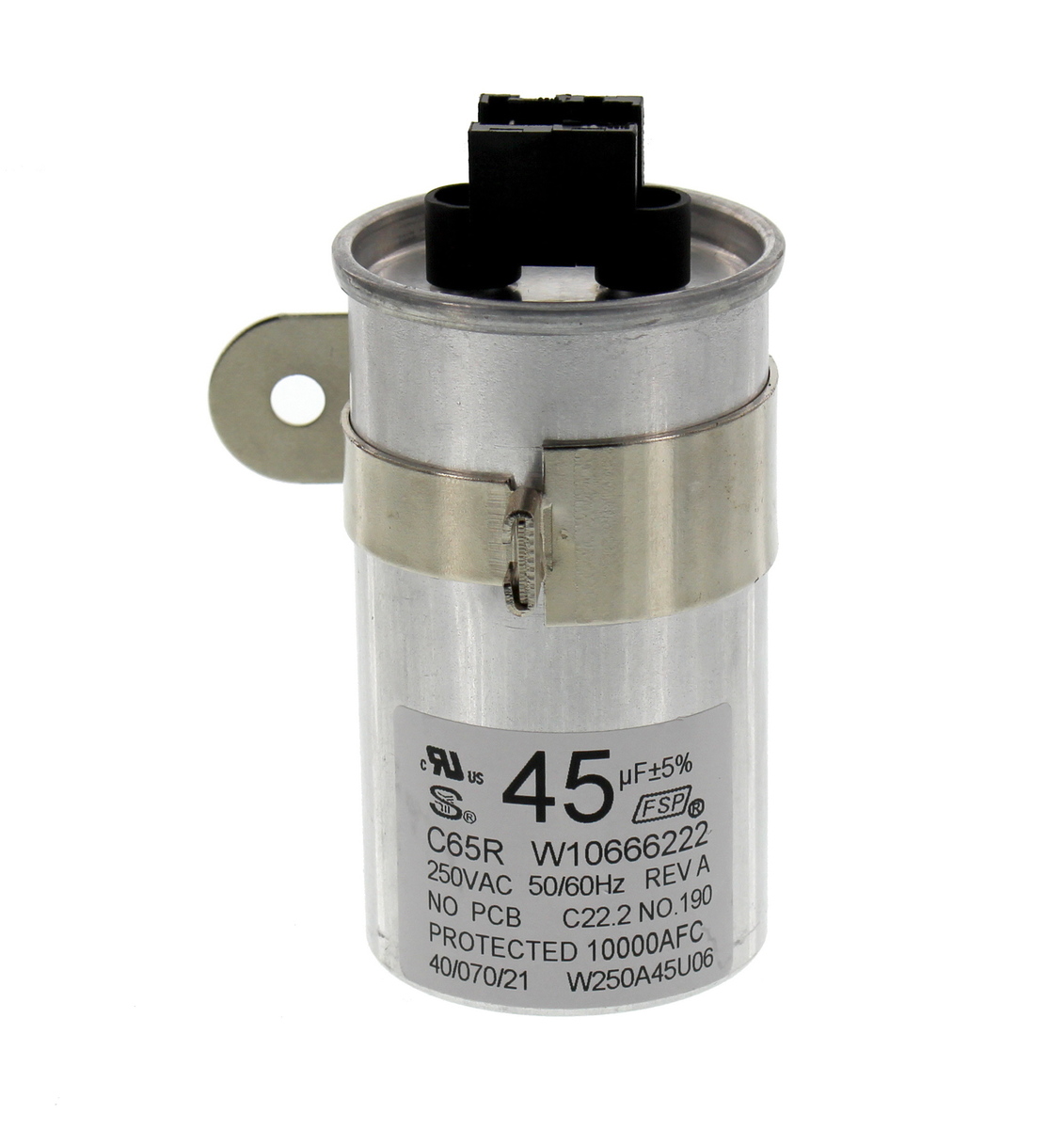 W10804665 - Genuine OEM Whirlpool Top Load Washer Start Capacitor