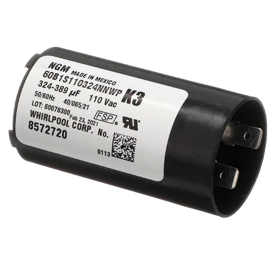 WP8572720 - Genuine OEM Whirlpool Top Load Washer Start Capacitor