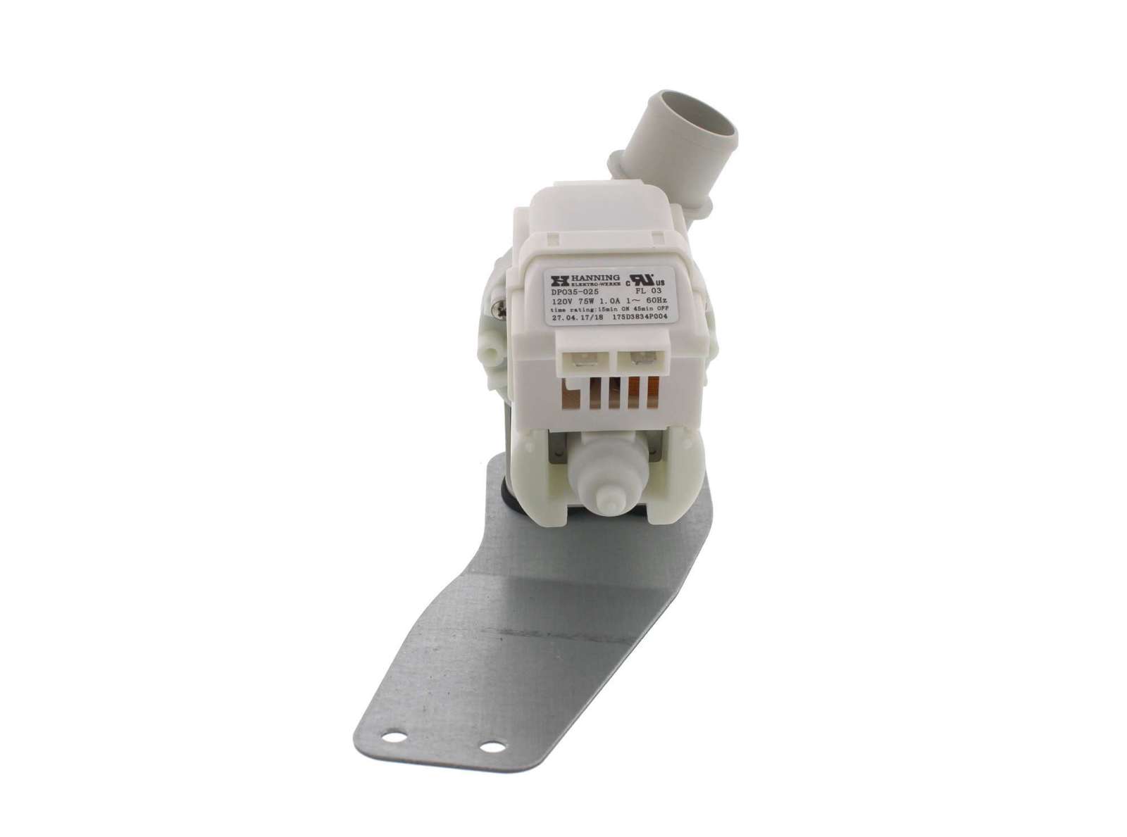 WG04A03417 - Genuine OEM GE Washer Drain Pump & Motor Assembly