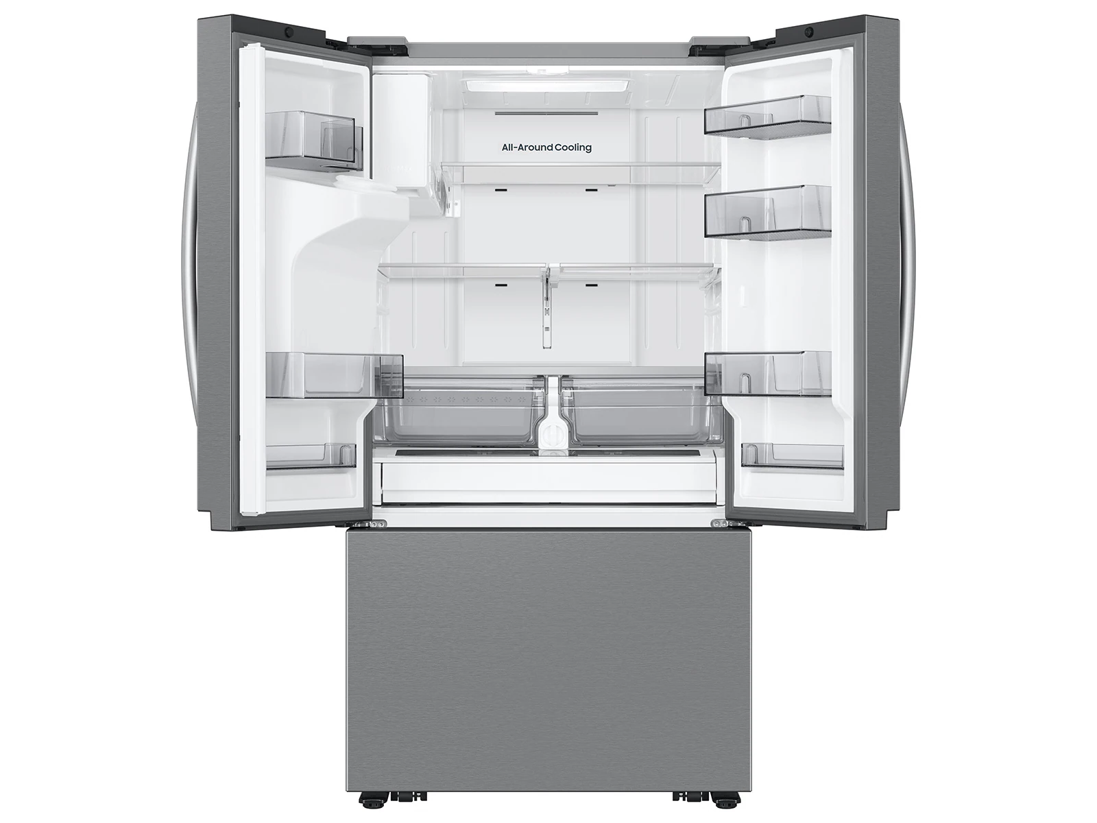 36" Samsung 3-Door French Door Refrigerator with External Water & Ice Dispenser - RF32CG5B30SRAA