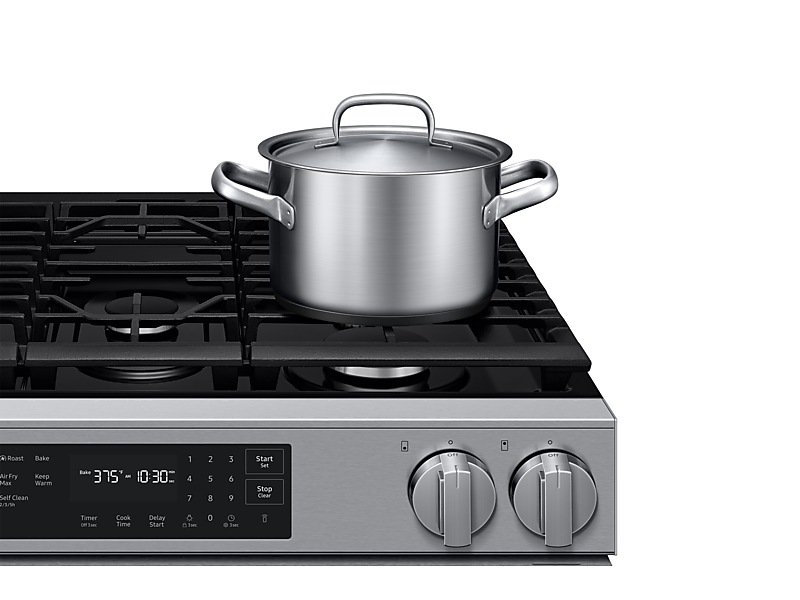 30" Samsung 6.0 Cu. Ft. Gas Slide-In True Convection Range - NSG70H60SRAA