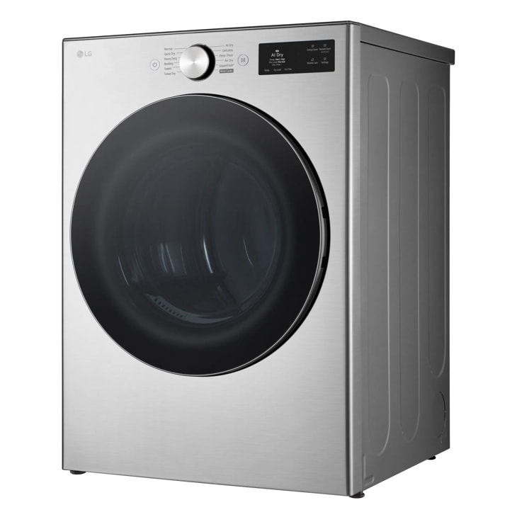 27" LG Smart Front Load Electric Dryer with TurboSteam - DLEX5800V