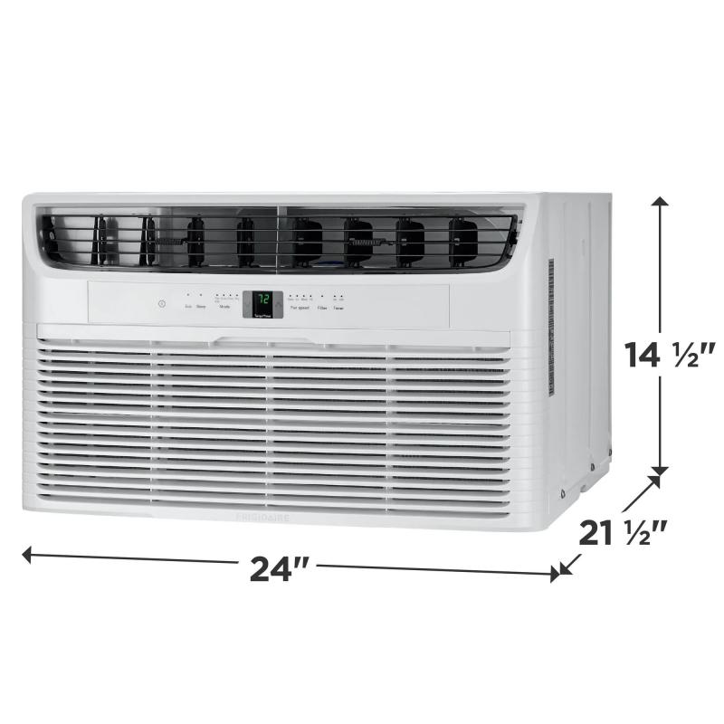 Frigidaire 14000 BTU Wall Room Air Conditioner with Supplemental Heat - FHTE143WA2
