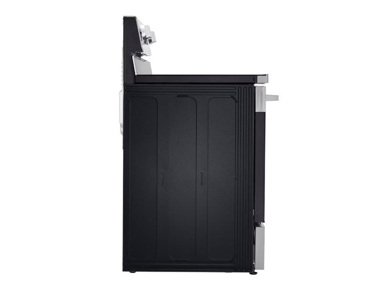 30" LG Elec. 6.3 Cu Ft. Electric Single Oven Freestanding Range with ProBake Convection EasyClean & Smart Stainless - LREN6321VE