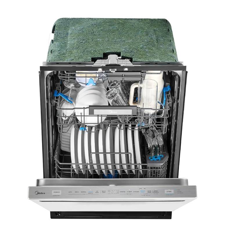 24" Midea Top Control Dishwasher with Sensor TruDry and STRAWash - MDT24P7CST