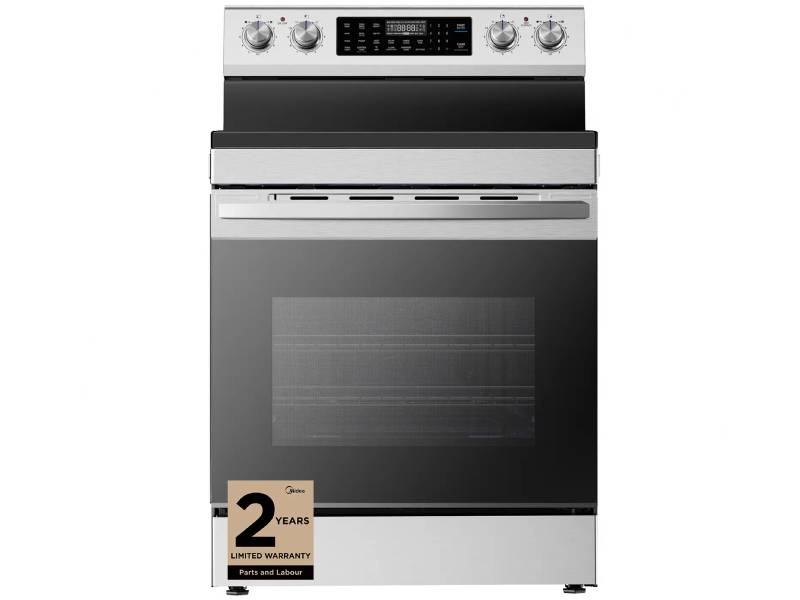 30" Midea 6.3 Cu. Ft. Freestanding Electric Range with 5 Elements and Self-Clean - MER30A15ASTC