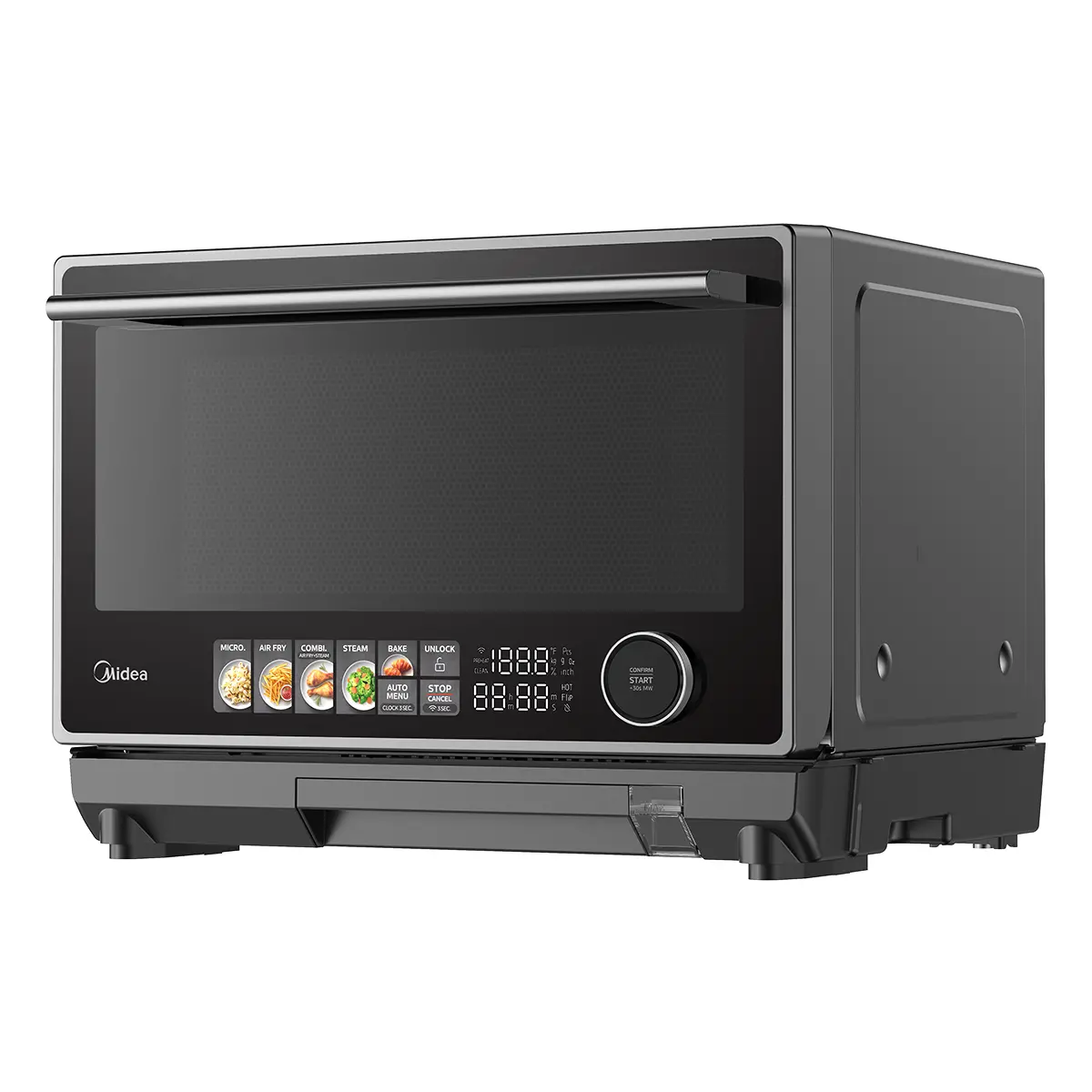 Midea 0.9 Cu. Ft. 4-in-1 Multi-Functional Countertop Microwave Oven - MMC09S15ABB