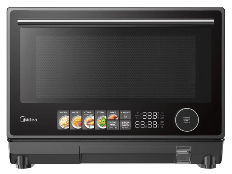 Midea 0.9 Cu. Ft. 4-in-1 Multi-Functional Countertop Microwave Oven - MMC09S15ABB