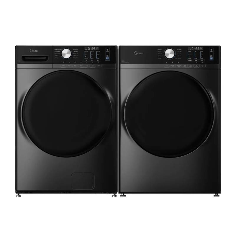 27" Midea 5.2 Cu. Ft. Front Loading Washer With Steam Care - MLHW52S7AGG
