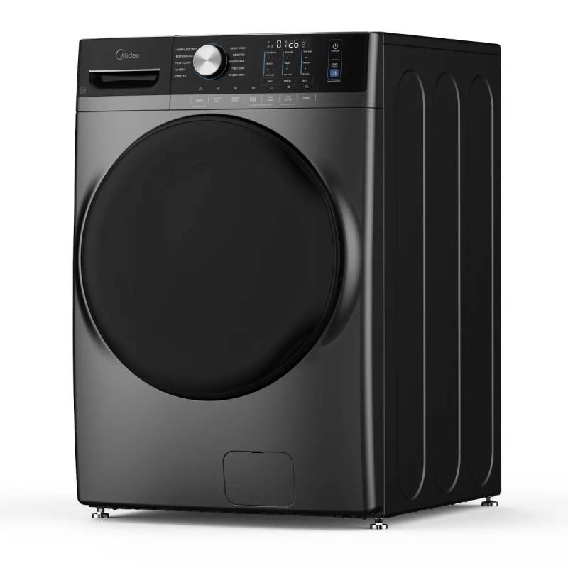 27" Midea 5.2 Cu. Ft. Front Loading Washer With Steam Care - MLHW52S7AGG