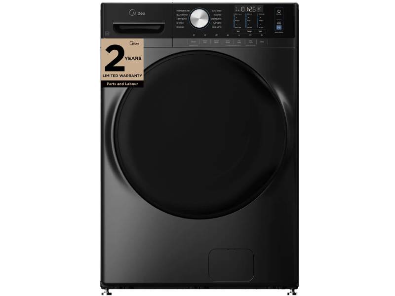 27" Midea 5.2 Cu. Ft. Front Loading Washer With Steam Care - MLHW52S7AGG