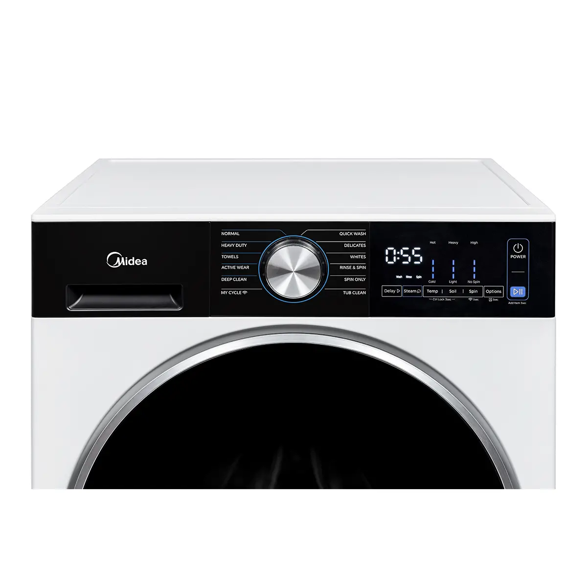24" Midea 3.1 Cu. Ft. Front Load Compact Washing Machine - MLHW31S2BBW