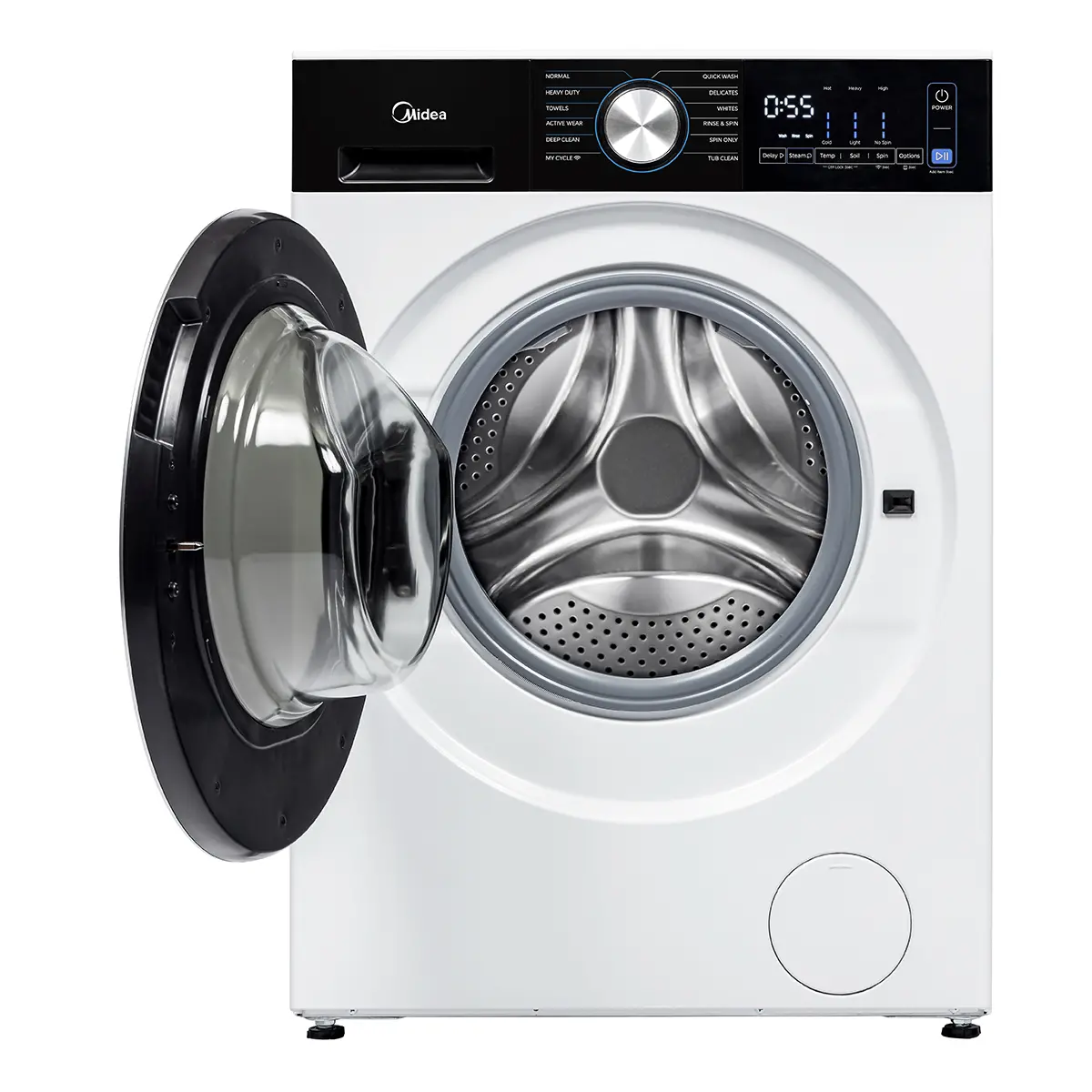 24" Midea 3.1 Cu. Ft. Front Load Compact Washing Machine - MLHW31S2BBW