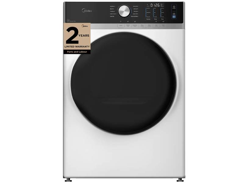 Midea 8.0 Cu. Ft. Electric Tumble Dryer - MLHE52S7AWW