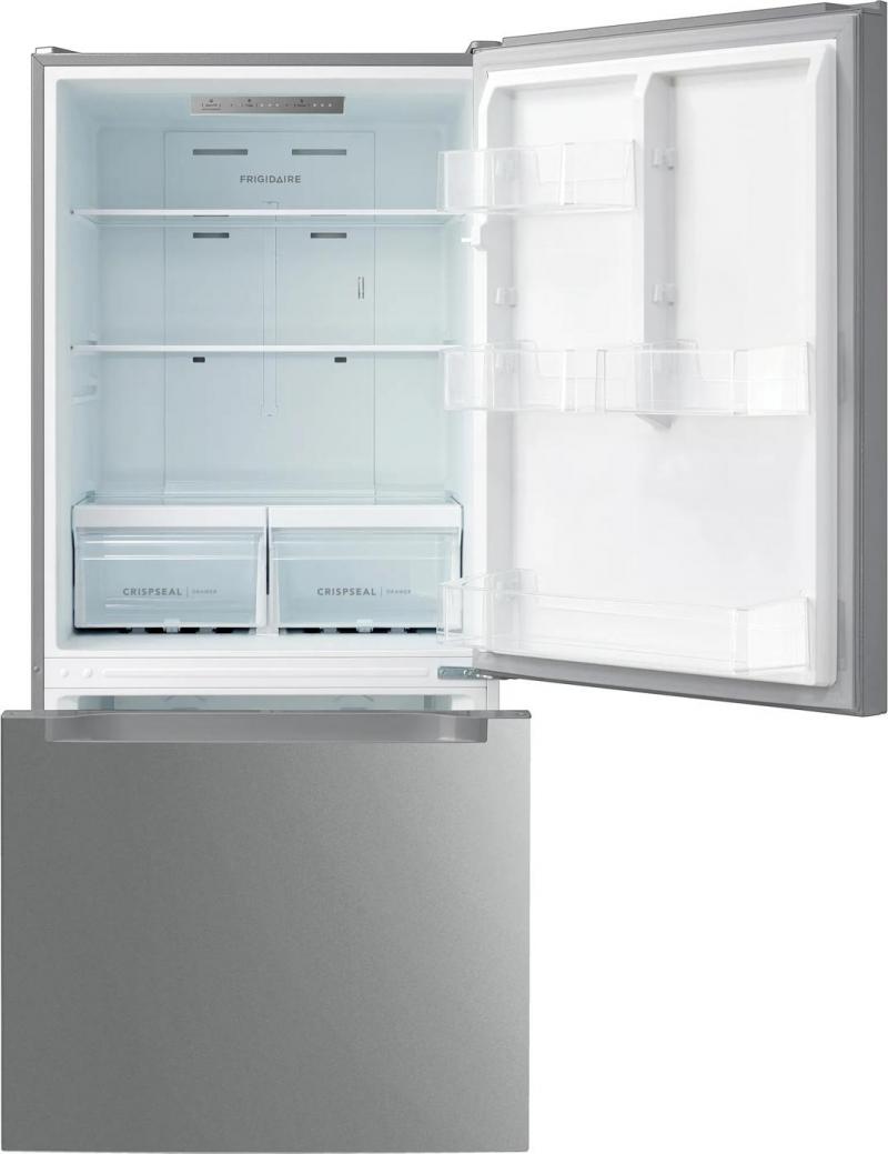 30" Frigidaire 19 Cu. Ft. Standard-Depth Bottom Freezer Refrigerator - FRBE1925AF