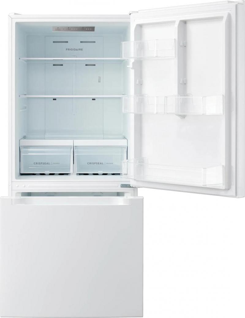 Frigidaire 19 Cu. Ft. Standard-Depth Bottom Freezer Refrigerator - FRBE1925AW
