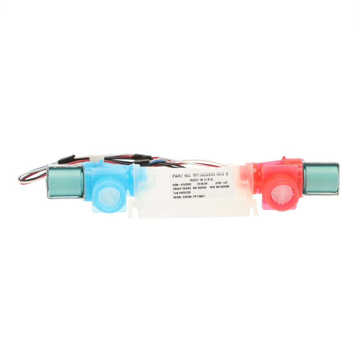 W11210459 - Genuine OEM Whirlpool Washer Water Inlet Valve