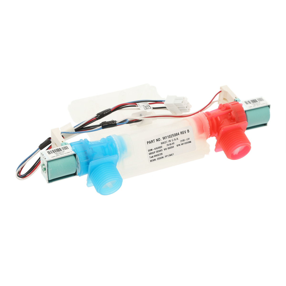 W11210459 - Genuine OEM Whirlpool Washer Water Inlet Valve