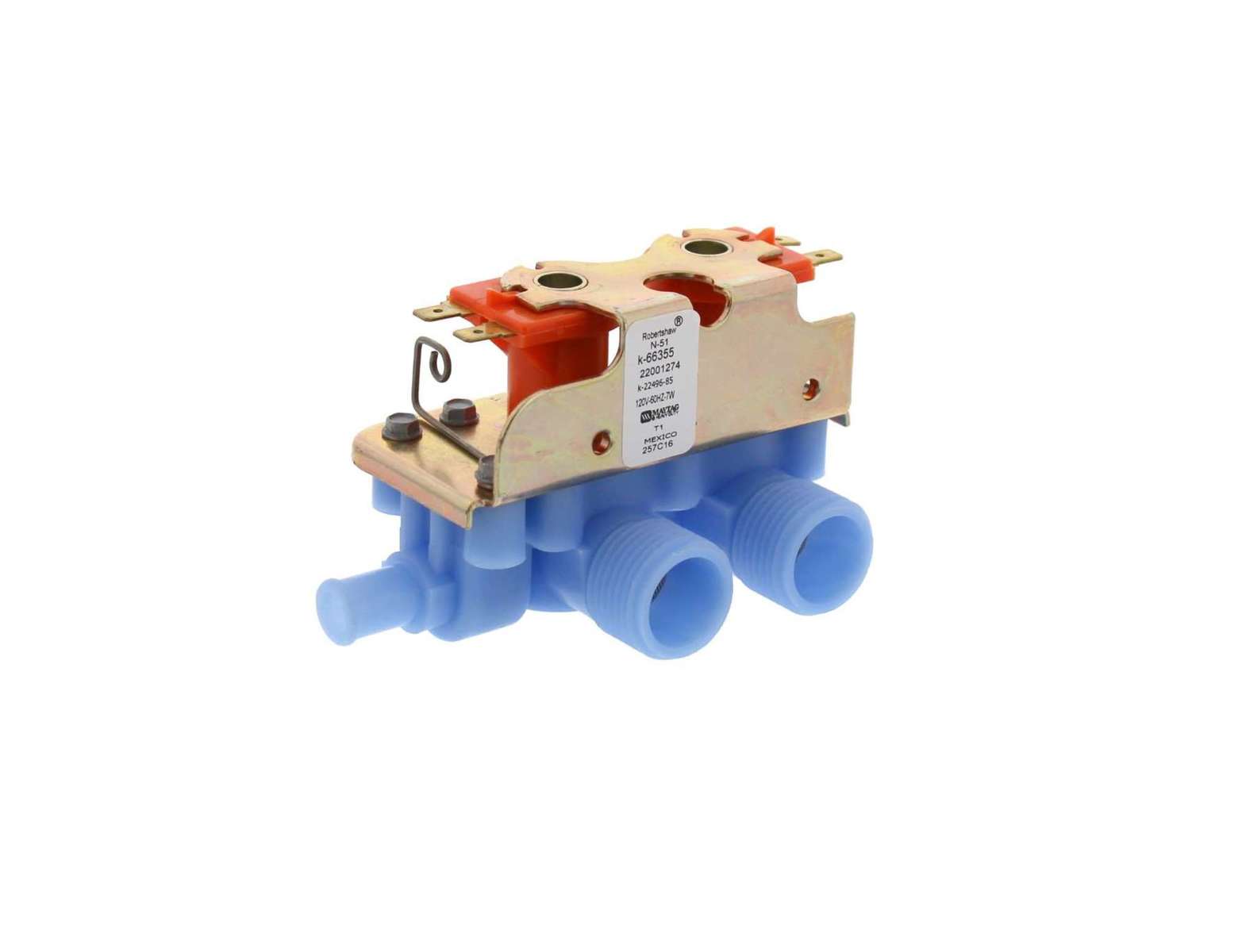 WP22001274 - Genuine OEM Whirlpool Washer Water Inlet Valve