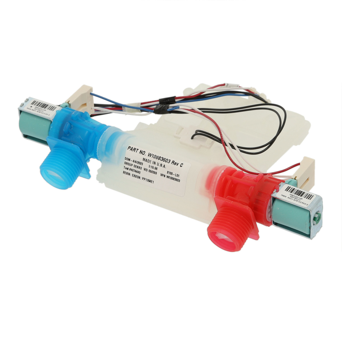 WPW10683603 - Genuine OEM Whirlpool Washer Water Inlet Valve