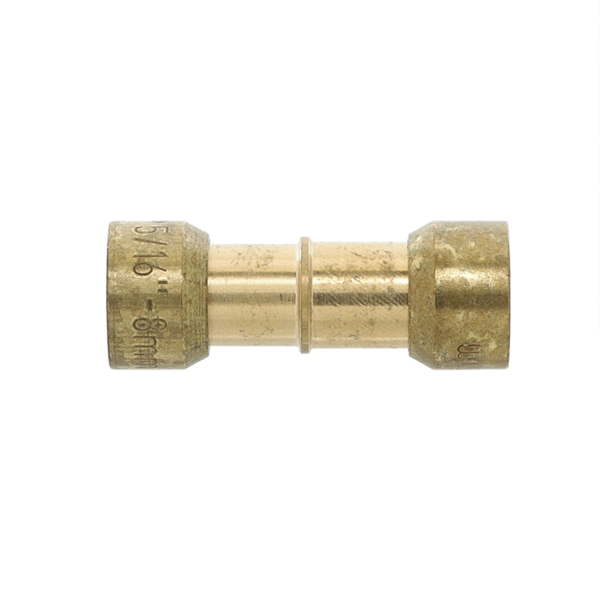 W11504415 - Genuine OEM Whirlpool Refrigerator Lokring Tube Coupler, 8.5mm - 8mm Brass Reducer