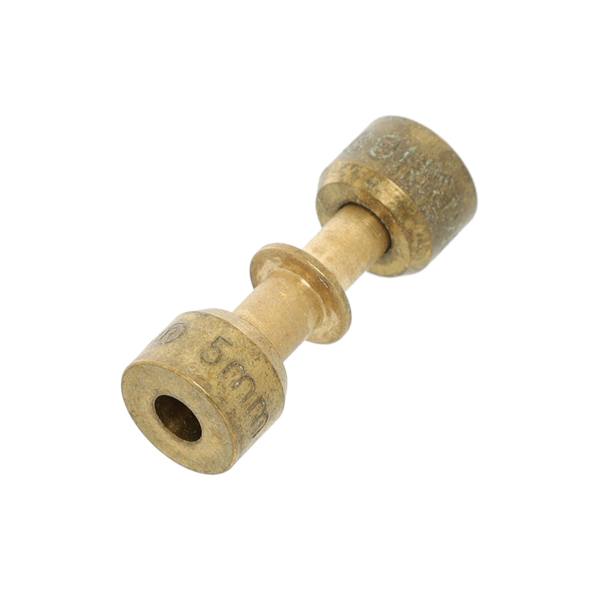 W11504445 - Genuine OEM Whirlpool Refrigerator Lokring Tube Coupler, 5mm - 4mm Brass Reducer