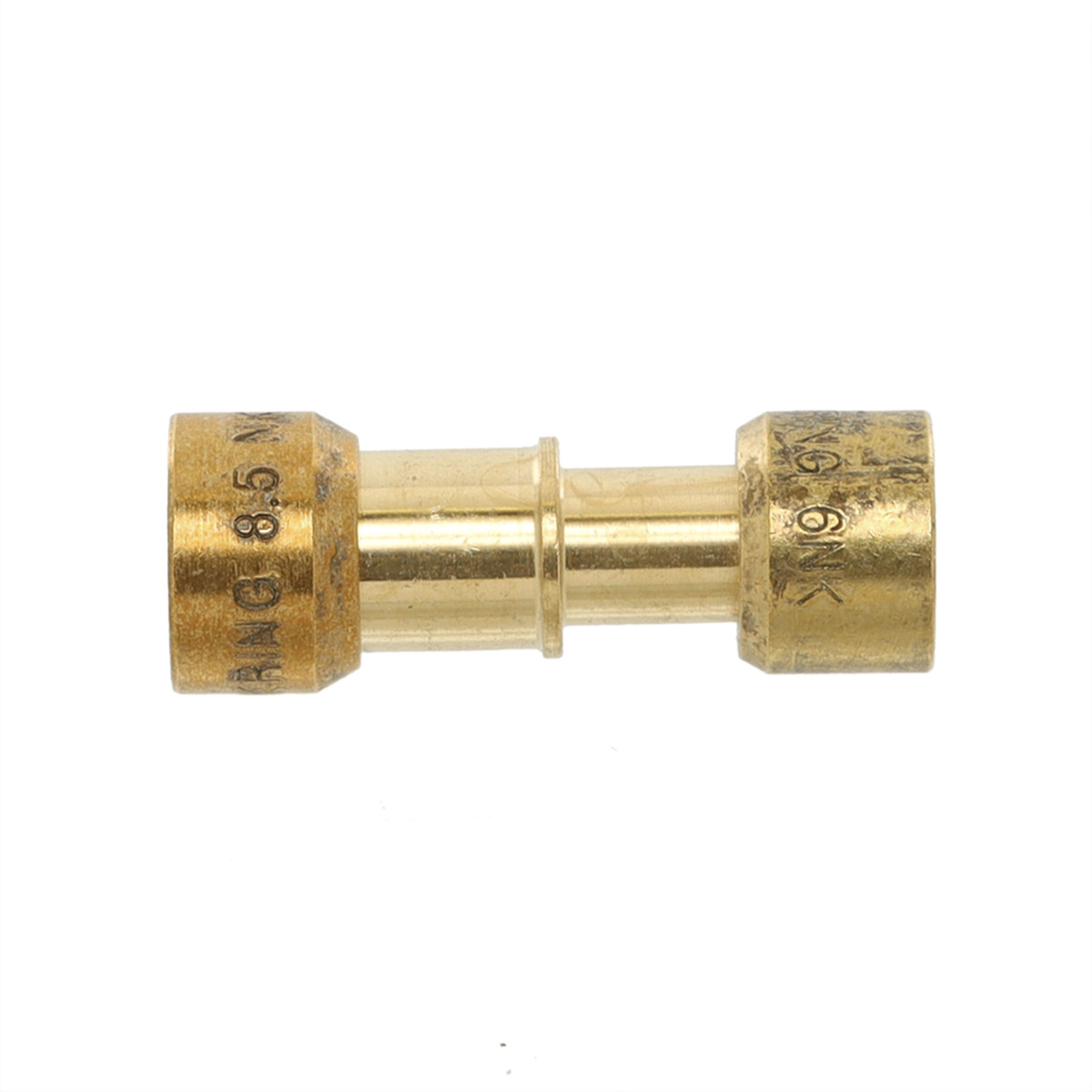 W11504416 - Genuine OEM Whirlpool Refrigerator Lokring Tube Coupler, 0.335" - 0.250" Brass Reducer