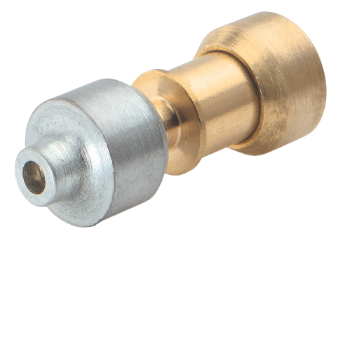 L13000629 - Genuine OEM Vulkan Lokring Refrigerator Lokring Tube Straight Brass Reducing Connector, 6/4 NR Ms 00