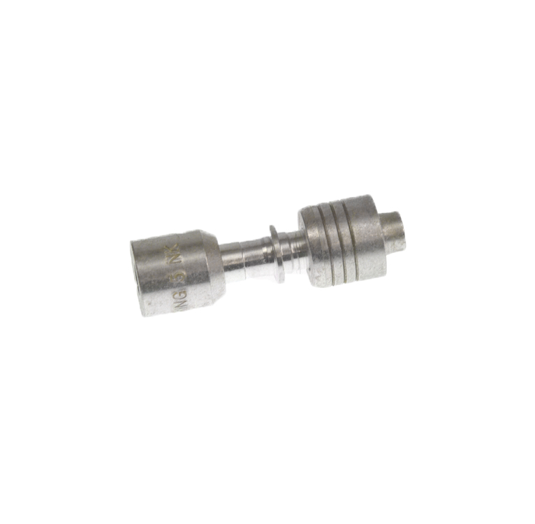 W11504448 - Genuine OEM Whirlpool Refrigerator Lokring Tube Coupler, 5mm - 1.8mm Aluminum Reducer