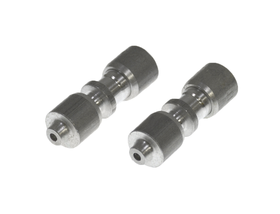 W11504423 - Genuine OEM Whirlpool Refrigerator Lokring Tube Connection Coupler, 0.313" - 0.079" Aluminum Reducer